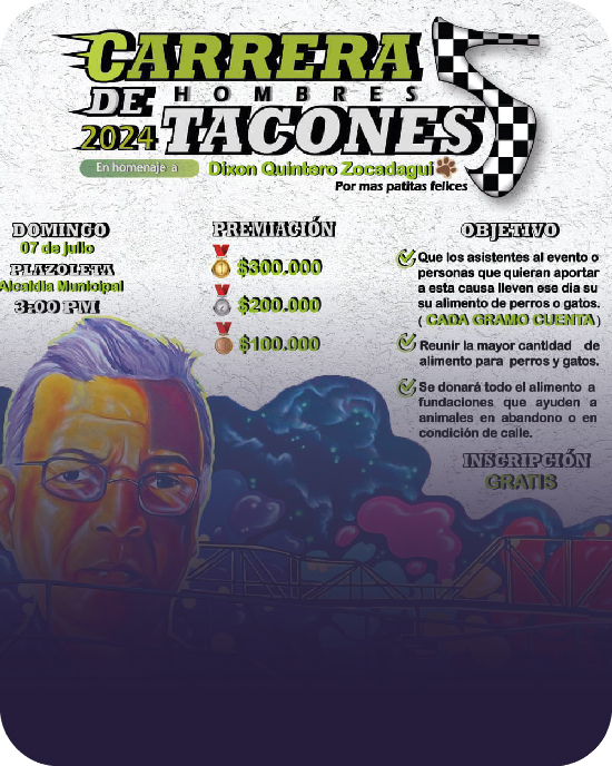 Carrera de Hombres en Tacones